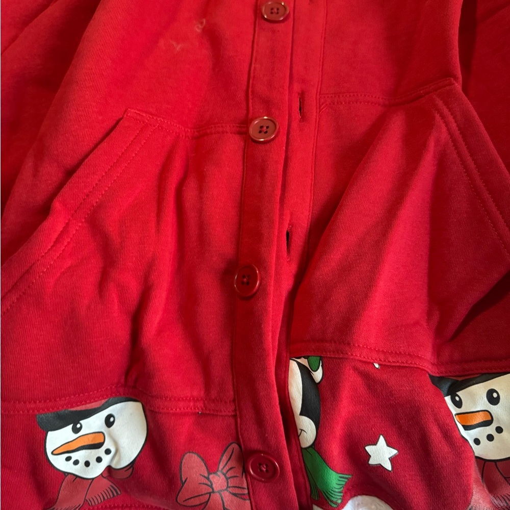 Disney Christmas  cape with hood NWT S/M - Picture 4 of 5